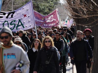 ATEN movilizó contra el presentismo y Guagliardo alertó: "Lo que tenemos enfrente es muy poderoso"