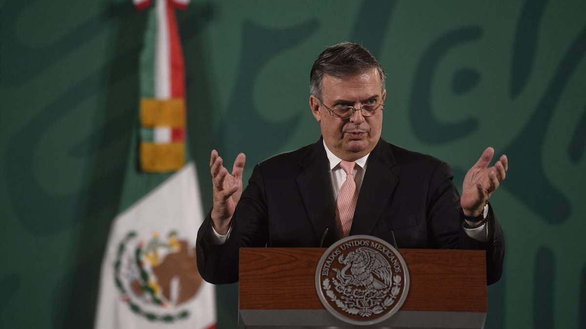 En la conferencia matutina de hoy, Ebrard se deslindó de cualquier problema en la construcción de la Línea 12
