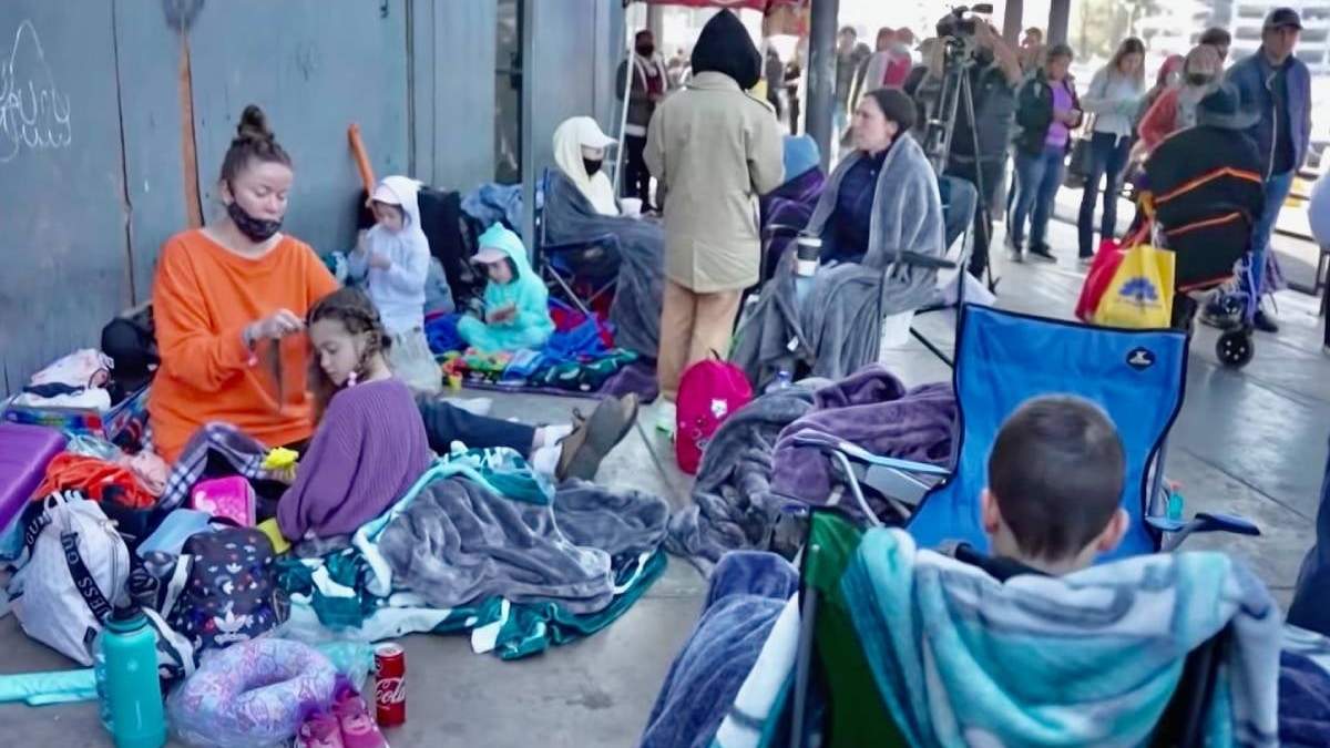 El campamento en la garita