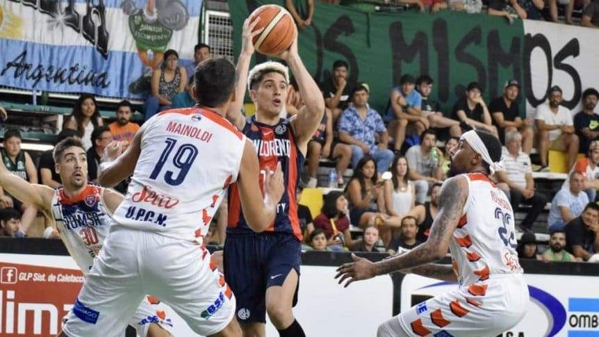 San Lorenzo vs Quimsa. Fuente: (Twitter)