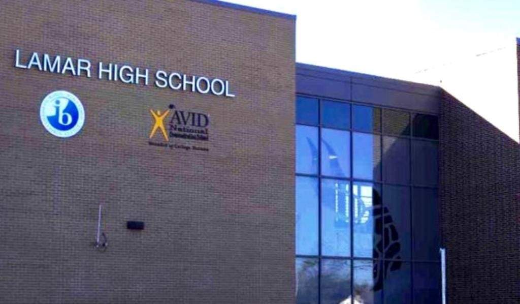 Escuela secundaria Lamar, en Arlington, Texas