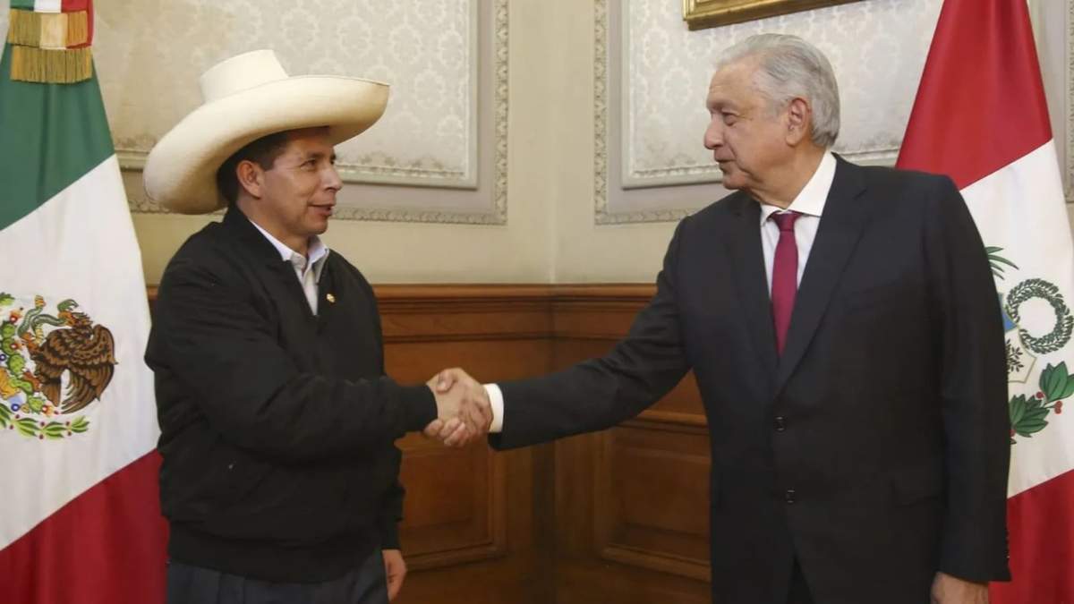 AMLO y Pedro Castillo. Fuente: (Twitter)