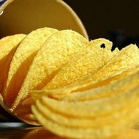 Solo necesitás 1 lata de papas fritas o Pringles y hojas de papel reciclada: creá el florero más chic para tu casa
