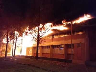 Un nuevo ataque incendiario en la Universidad de Concepción aumenta la tensión en Chile
