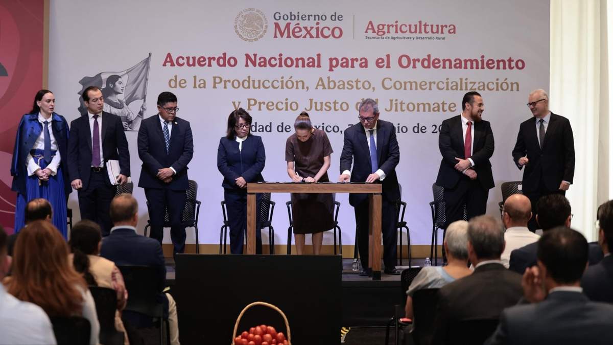 La firma del acuerdo