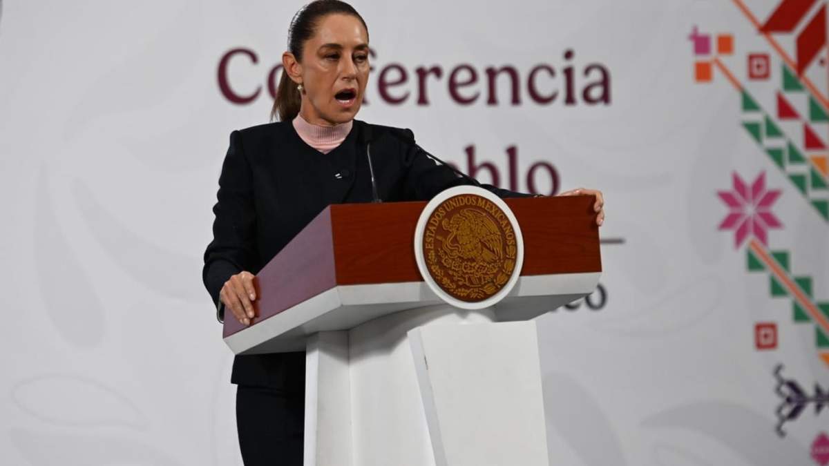 La presidenta Claudia Sheinbaum