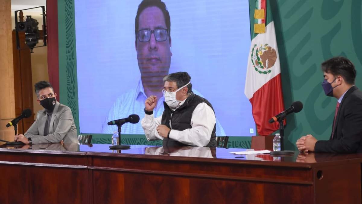 José Luis Alomía participó a distancia en la conferencia vespertina en Palacio Nacional
