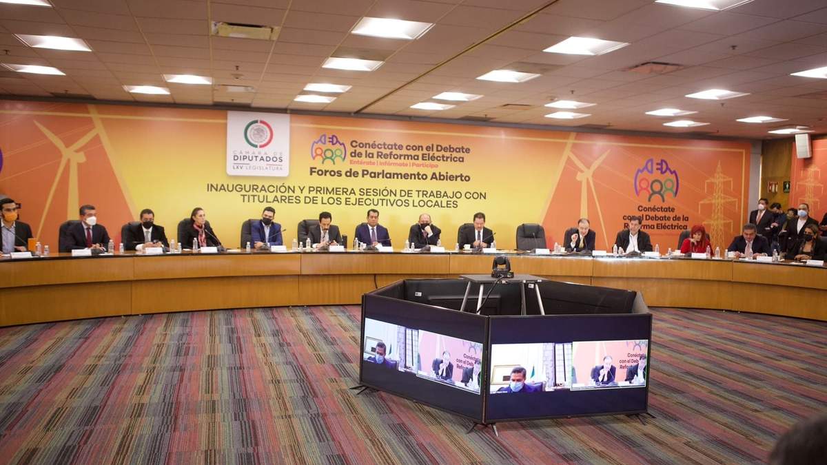 Inauguración del parlamentario abierto donde se debatirá la propuesta de reforma al sector eléctrico