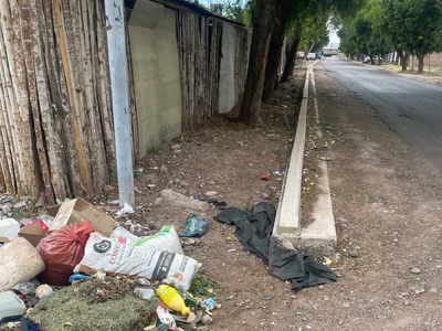 La esquina que se transformó en un depósito crónico de basura
