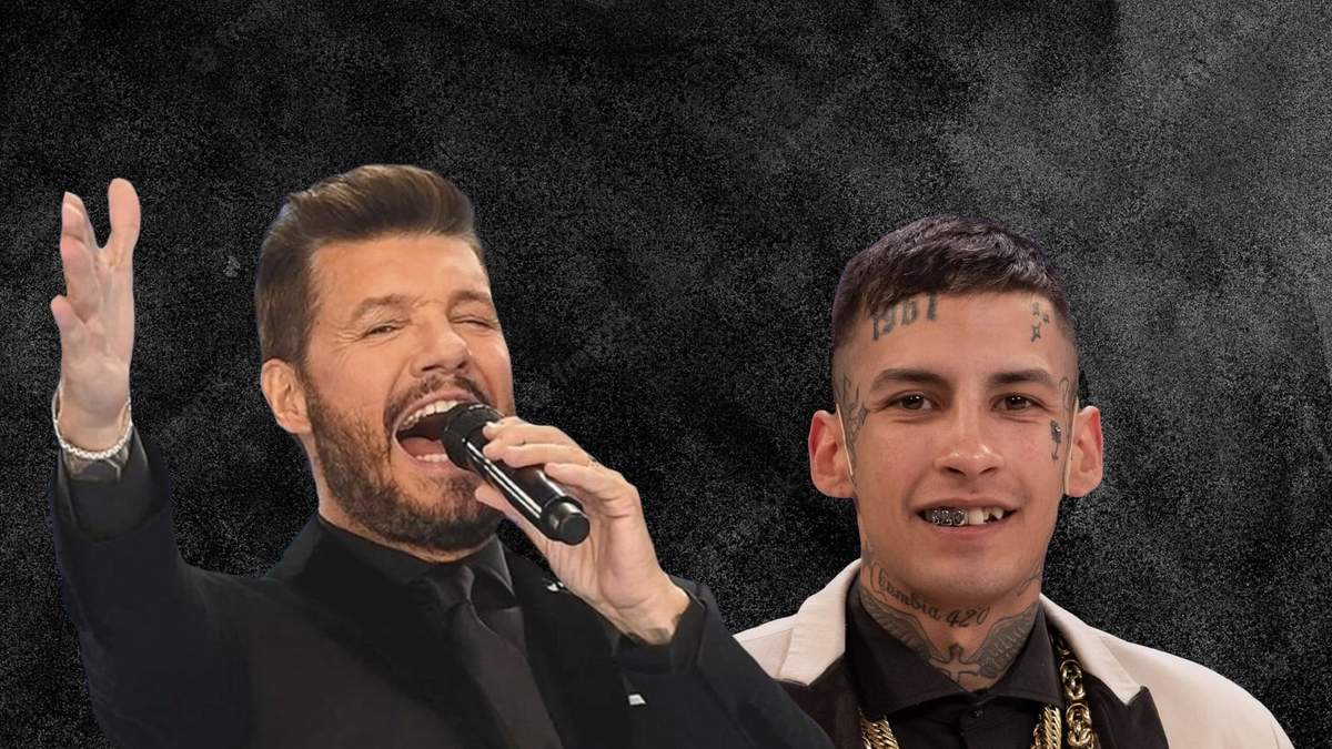 L-Gante y Marcelo Tinelli. Fuente: (Minuto Neuquén)