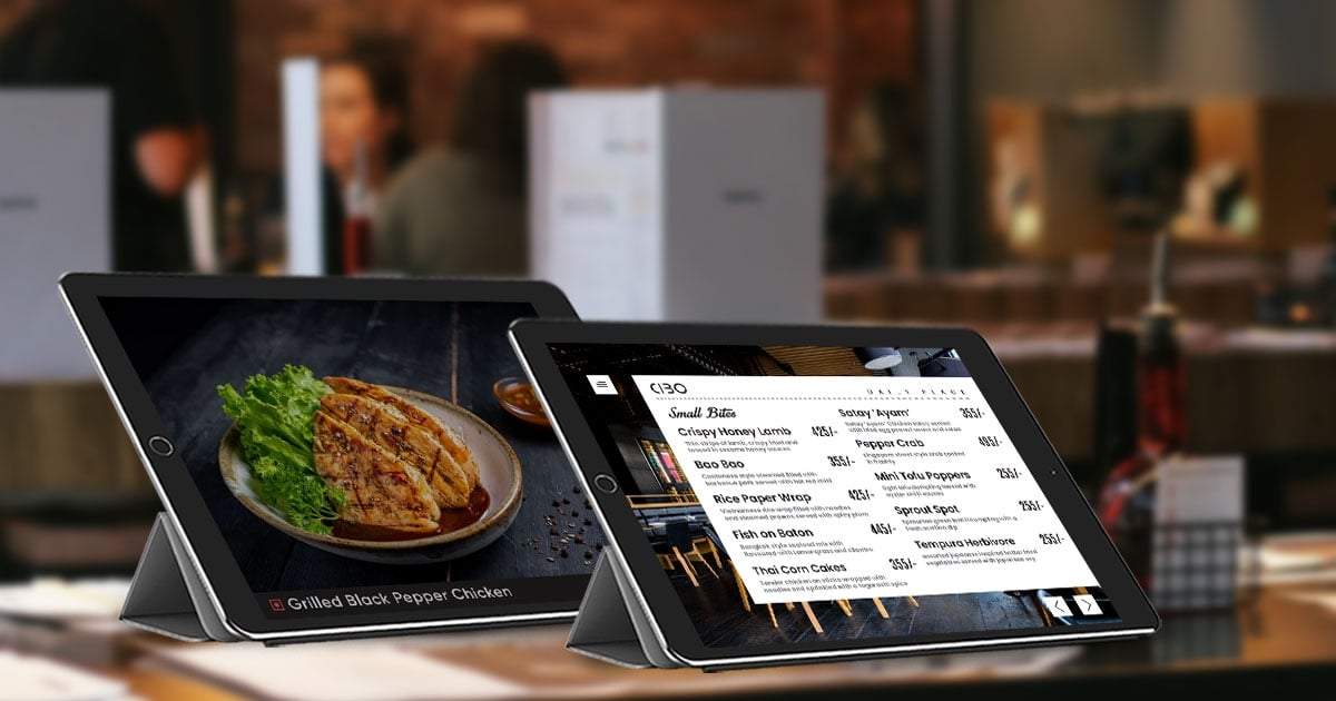 Se viene el menú digital en restaurantes. Fuente. (Twitter)