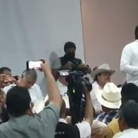 Adán Augusto y Rodríguez Bucio participan en acto para promover la revocación de mandato (Video)