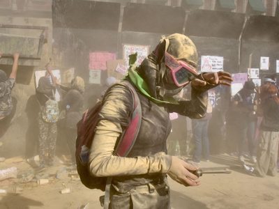 El “bloque negro” en la #Marcha8M: Entre el enojo y los desmanes