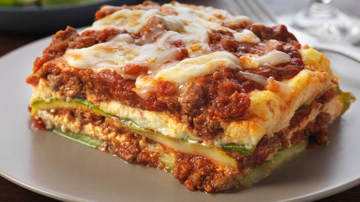 Lasaña de zucchini. Fuente: (Instagram).
