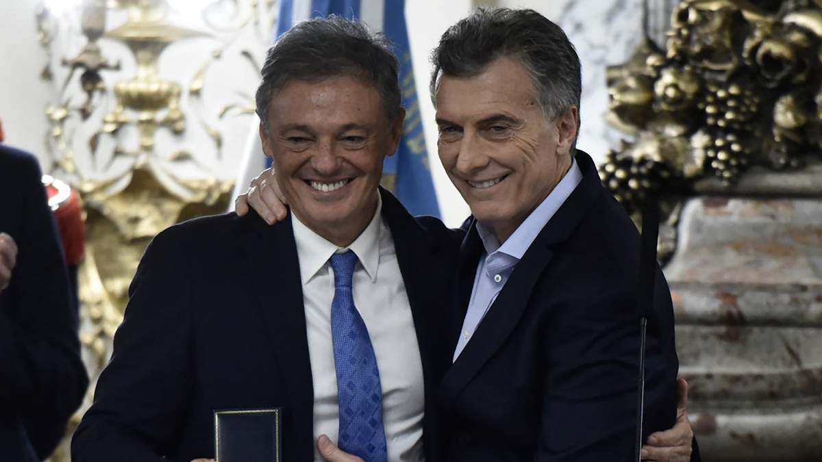 Mauricio Macri y Francisco Cabrera. Fuente: (Twitter)