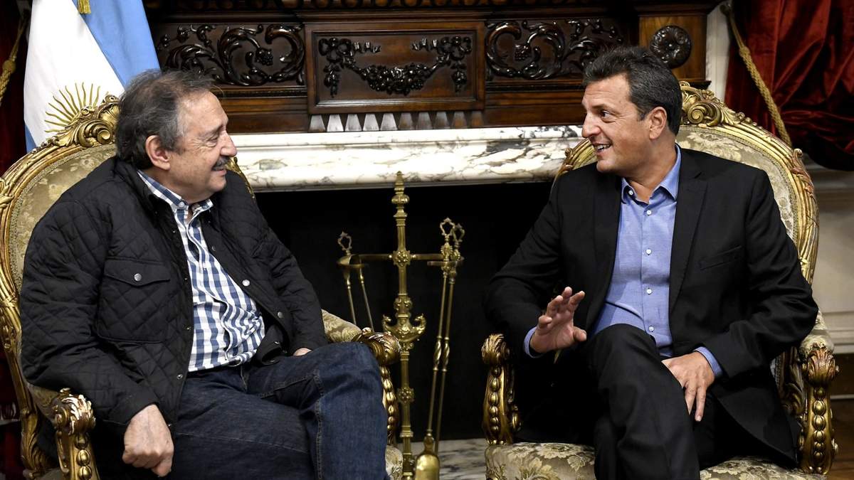 Alfonsín y Massa. Fuente: (Twitter)