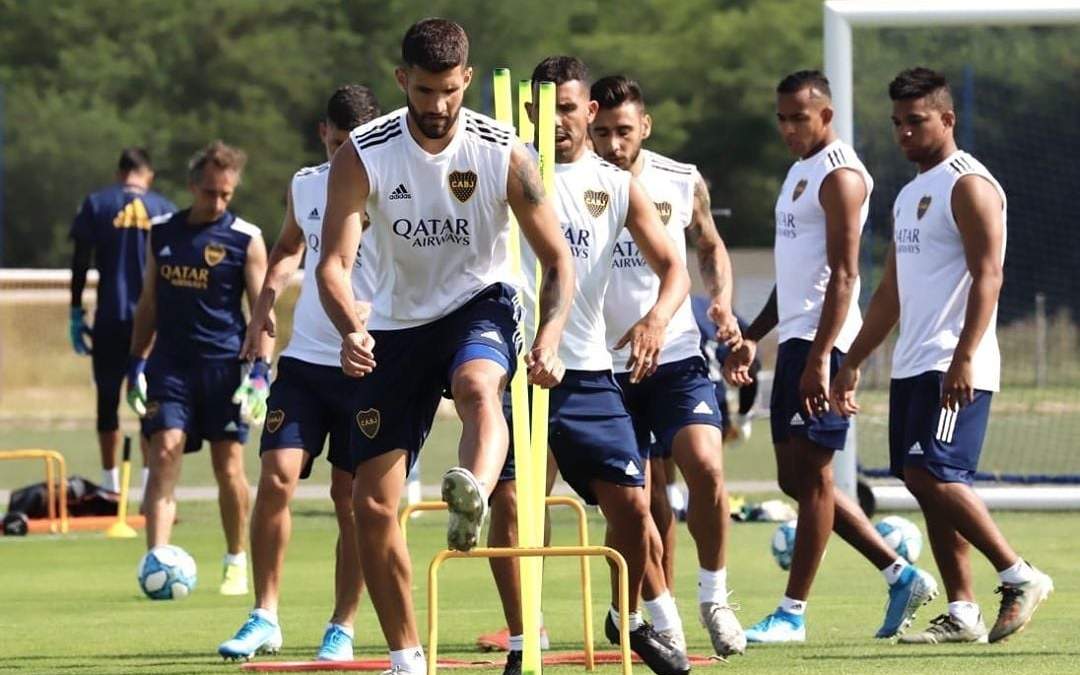 Boca en la pretemporada. Fuente: (Twitter)