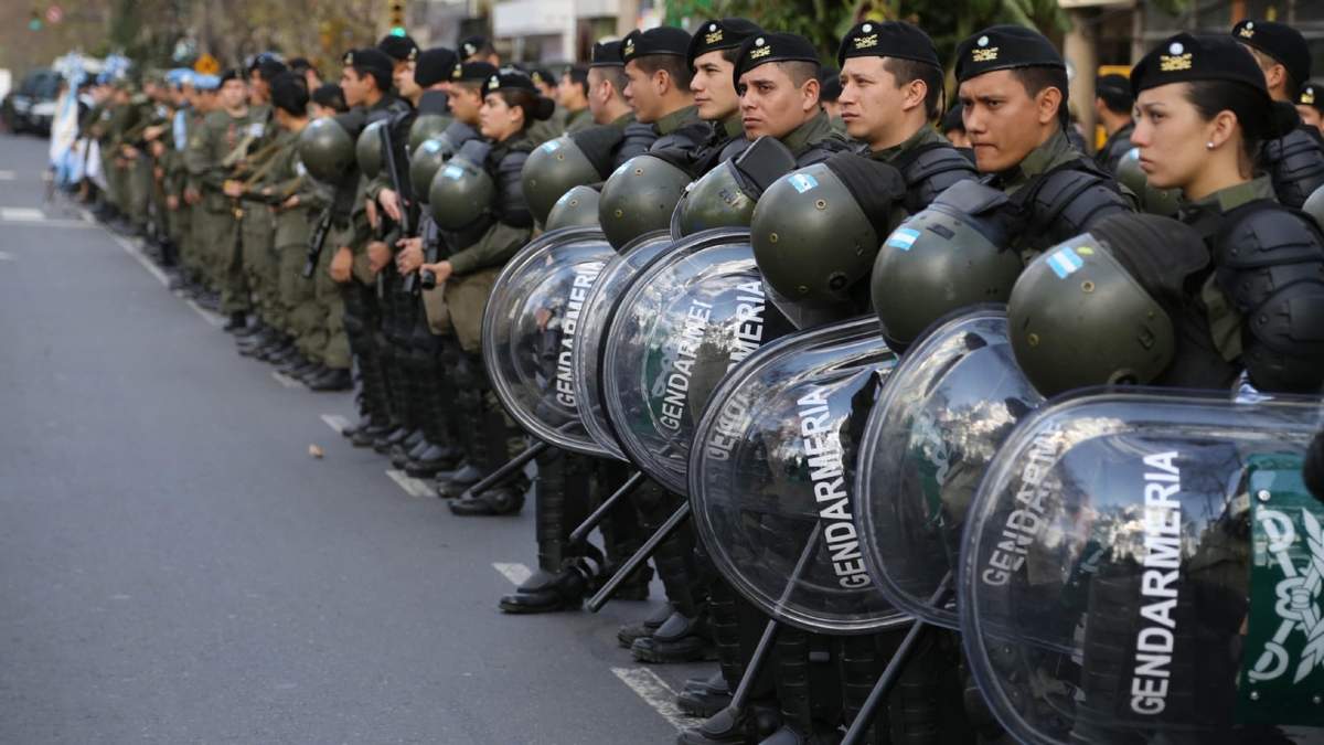 Gendarmería Nacional. Fuente: (Twitter)