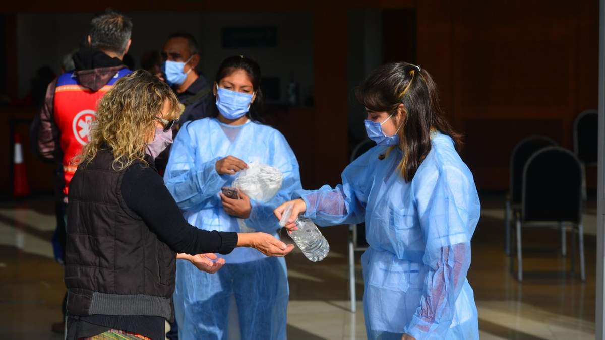 Trabajo sanitario. Fuente: (Twitter)