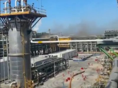 Reportan fuga de gas en la refinería Dos Bocas, Tabasco (Video)