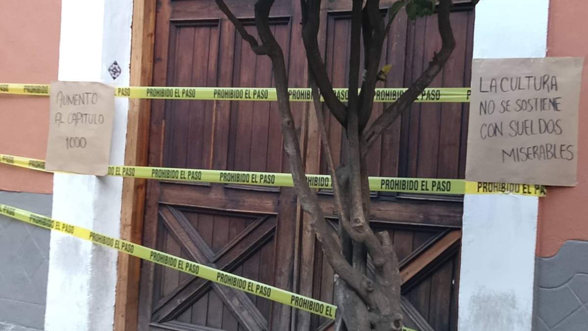 Cierre de instalaciones de la Secretaría de Cultura