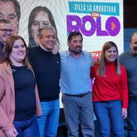 Figueroa acompañó el inicio de campaña de Javier Murer en Villa La Angostura