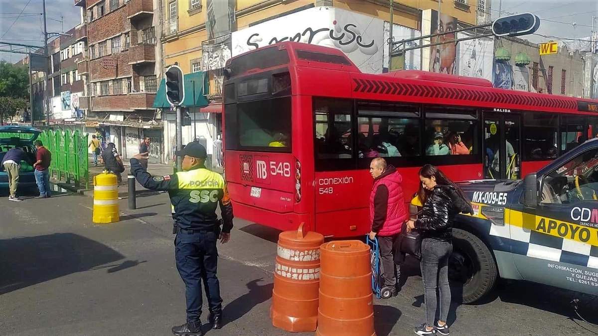 El Metrobús en la CDMX
