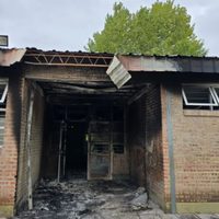 A dos semanas del incendio, la comunidad educativa de la Escuela 342 sostiene las clases con modalidad virtual