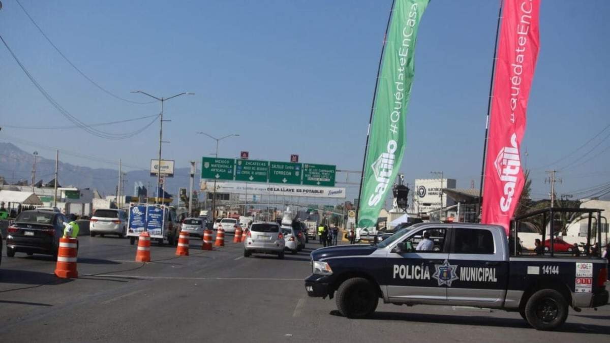 La policía de Saltillo, Coahuila