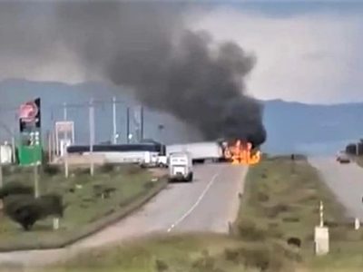 Delincuentes hacen bloqueos en Zacatecas por segundo día consecutivo