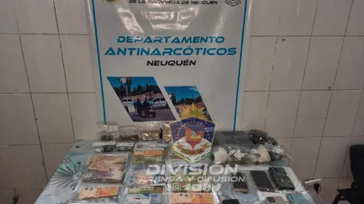 Dos hombres detenidos. Fuente: (Policía de Neuquén)
