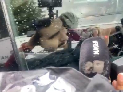 Gonzalo López Beltrán visita a Claudia Sheinbaum en su casa de transición (Video)