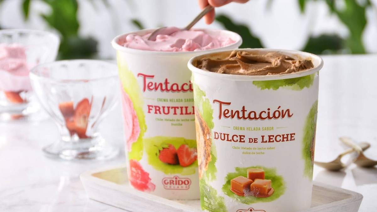 Potes de helados. Fuente: (Instagram)