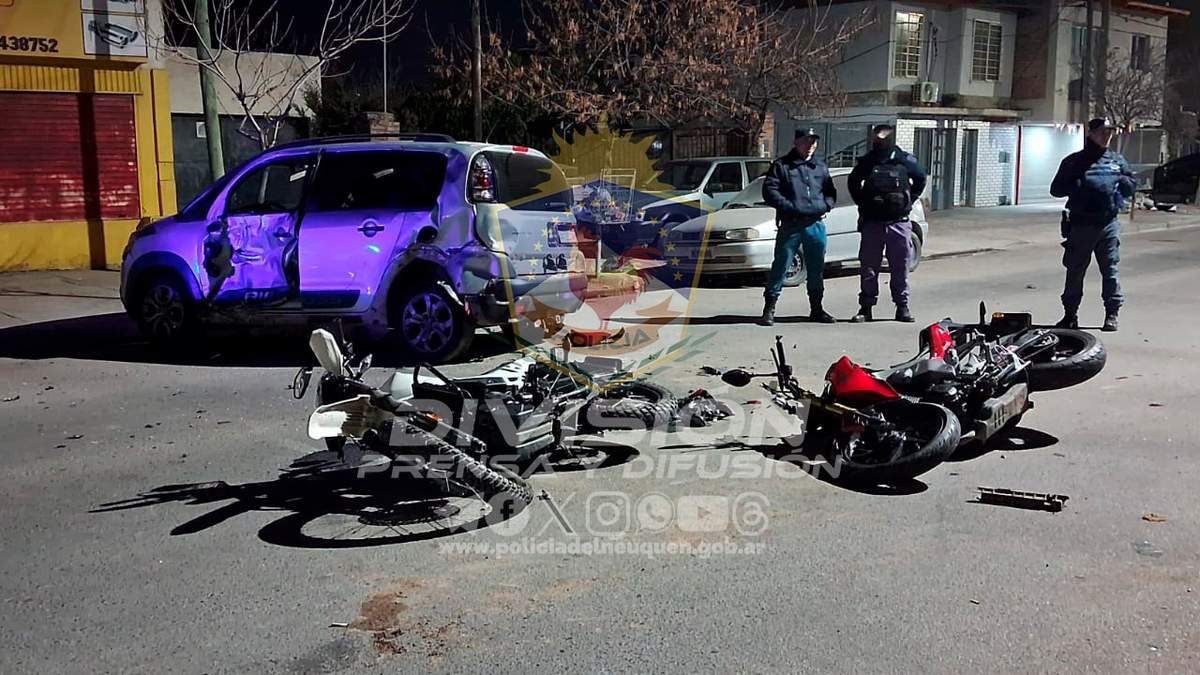 El accidente se produjo en el cierre del fin de semana. Fuente: (Policía de Neuquén).