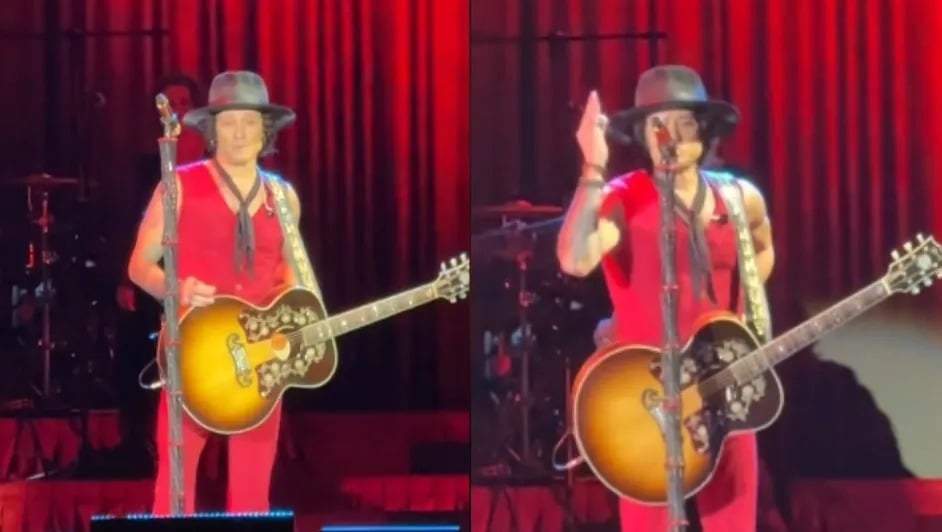 Bunbury se enoja en pleno concierto por el uso excesivo de celulares