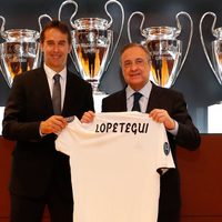 'Ayer fue el día más triste; hoy, el más feliz”, llora Lopetegui en presentación con el Real Madrid