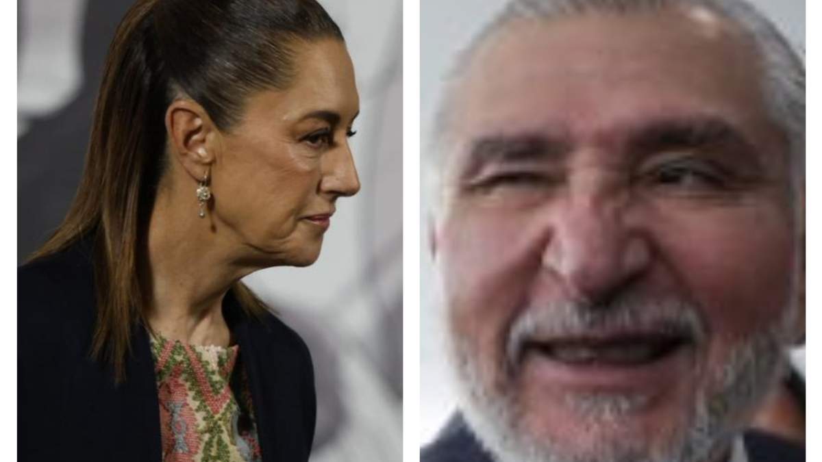 La presidenta Claudia Sheinbaum y el senador Adán Augusto López