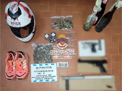 En varios allanamientos, secuestraron armas, cocaína y hasta bombas molotov