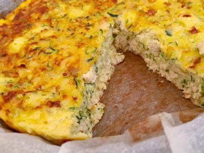 Tarta de pollo y zucchini: una opción perfecta si querés tener la cena lista en 30 minutos