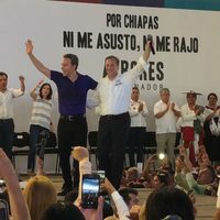 Mi abuelo es libre de apoyar a AMLO, mi candidato es Pepe Meade: Velasco