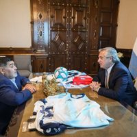 Alberto Fernández: "Todas las puertas del Estado están abiertas para Diego"