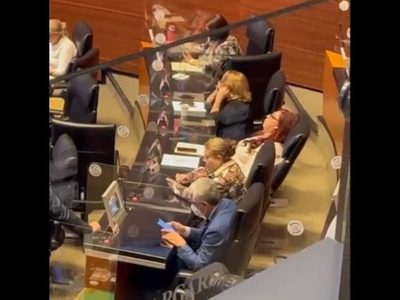 Senadora niega haber dormido en la sesión; estaba cansada “por necedades del PRI y PAN” (Video)