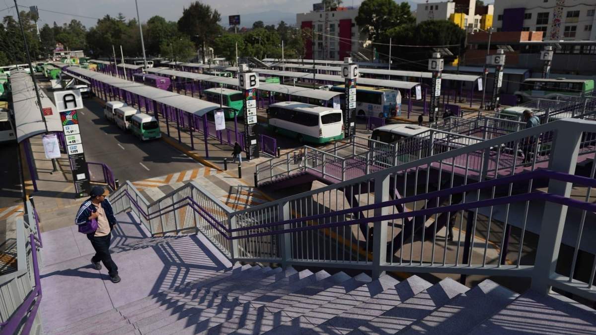 El Paradero Huipulco, cercano al Estadio Banorte