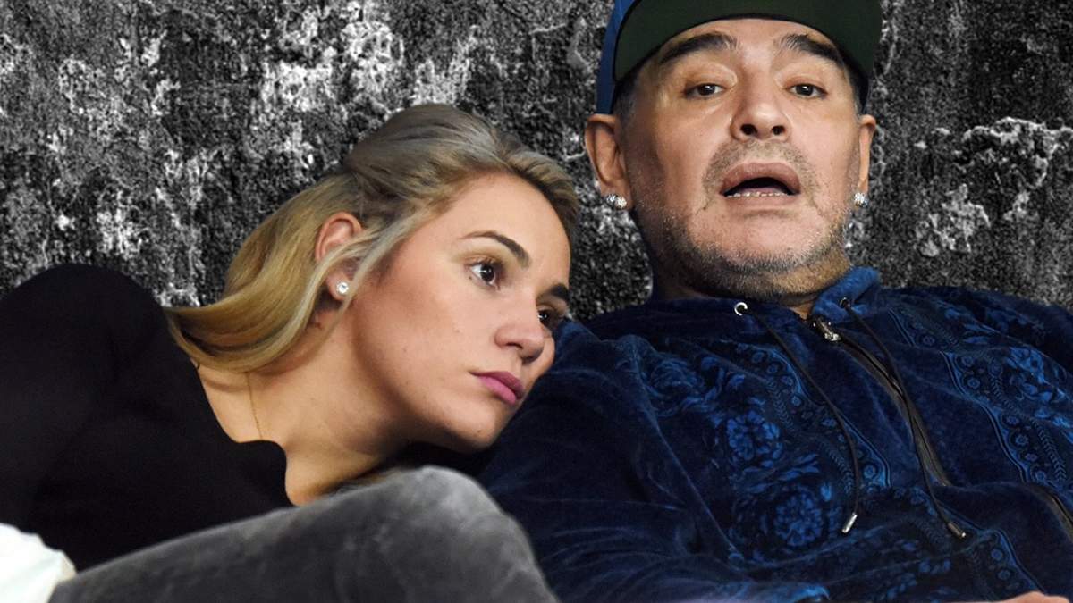 Diego Maradona y Rocío Oliva. Fuente: (Minuto Neuquén)