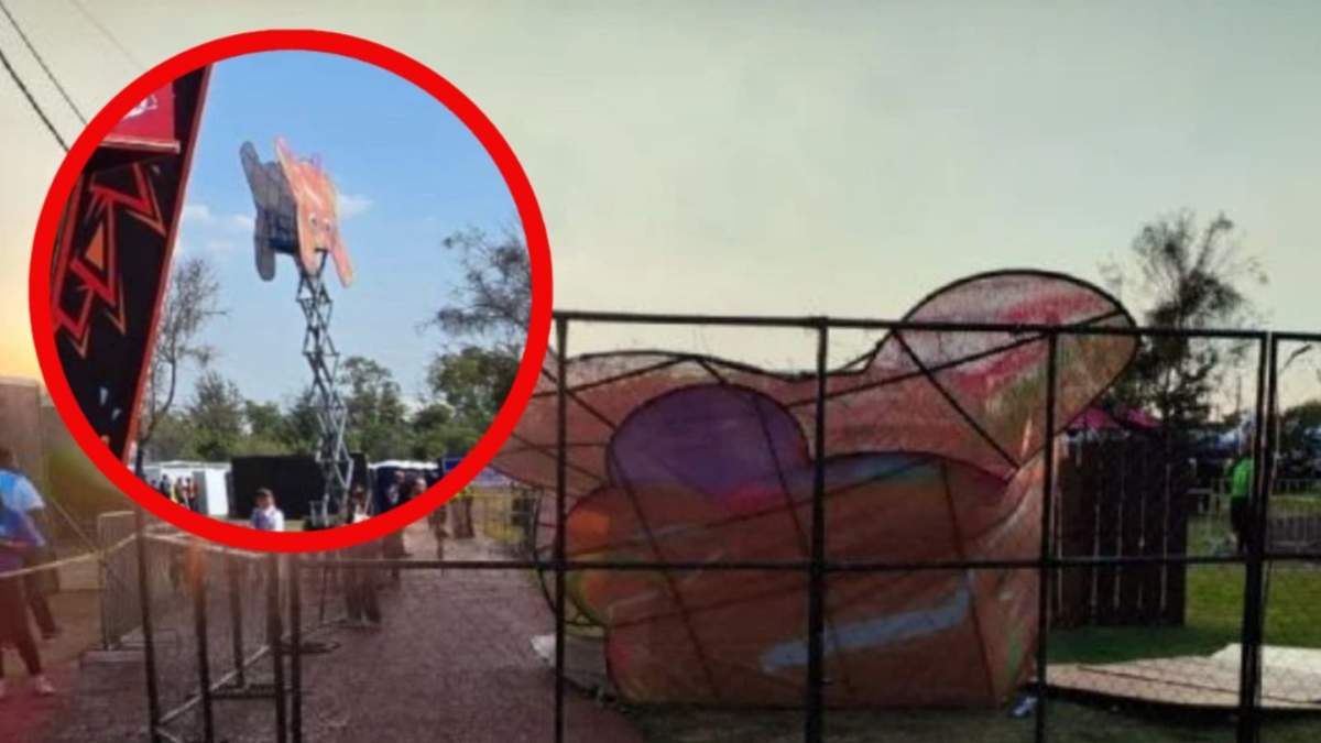 El Parque Bicentenario, sede del Festival AXE Ceremonia, donde ocurrió el desplome de la estructura metálica.