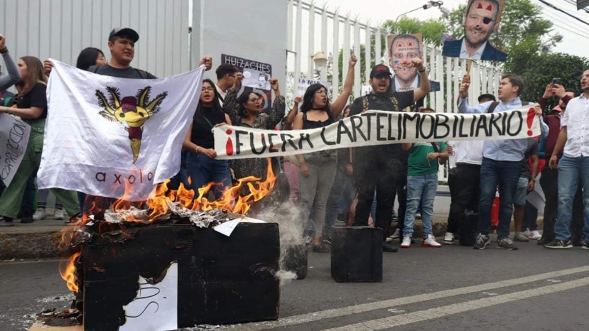La protesta en el IECM