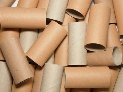 No tires los rollos de papel higiénico y creá este bello y útil objeto que le da un toque de distinción a tu mesa