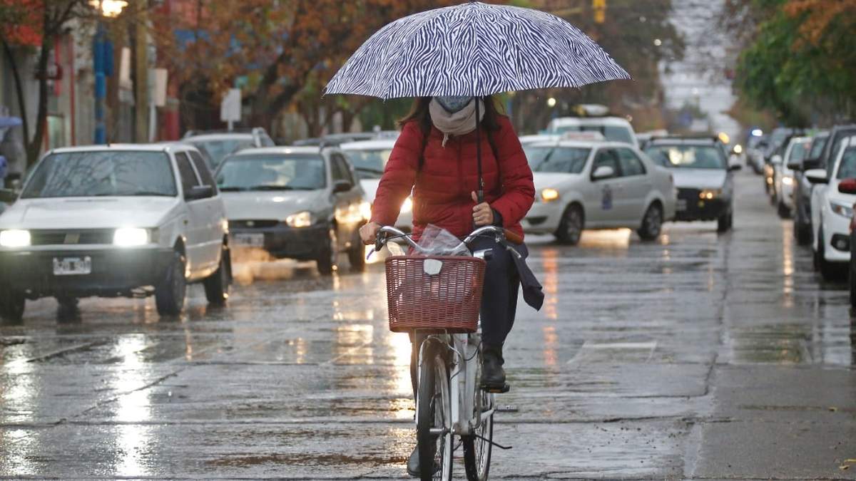 Lluvia en Neuquén. Fuente: (Twitter)
