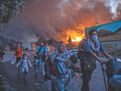 El infierno de la isla de Lesbos