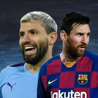 "¿No te ibas al fisio?": el insólito y desopilante reto en vivo que le hizo Messi al Kun Agüero